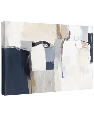 Trend Board Life Neutral Tapestry Abstract Geometric Modern Decor Canvas Art Print By Irena Orlov In Multi