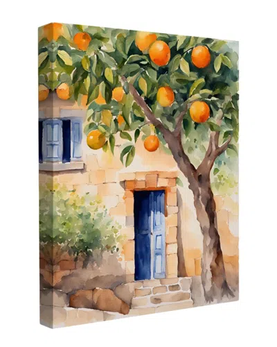 Trend Board Life Orange Tree Fruit Modern Decor Canvas Art Print By Ohkimiko In Multi