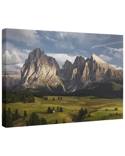 Trend Board Life Paradise View Mountains Modern Decor Canvas Art Print By Stefan Hefele In Brown