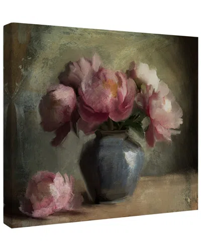 Trend Board Life Pivoines En Rose Flower Modern Decor Canvas Art Print By Dan Hobday In Multi