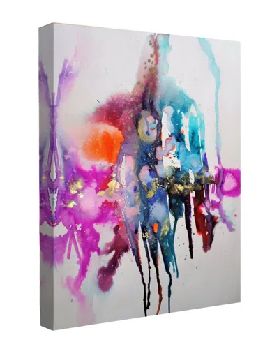 Trend Board Life Qui Marche Vers Moi Abstract Modern Decor Canvas Art Print By Sylvie Demers
