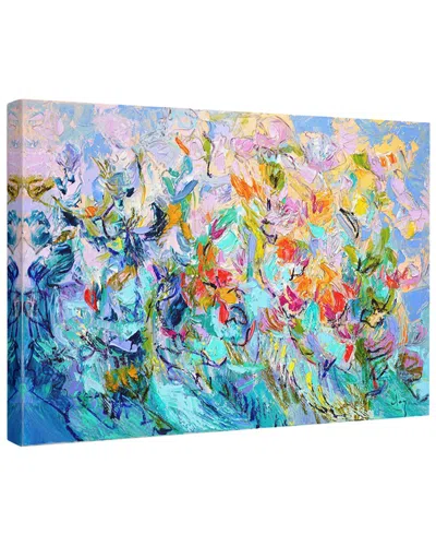 Trend Board Life Radiant Floral Harmony Abstract Modern Decor Canvas Art Print By Dorothy Fagan In Multi
