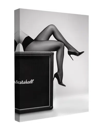 Trend Board Life Rock N Legs Rock N Roll Modern Decor Canvas Art Print By David Drake In Black