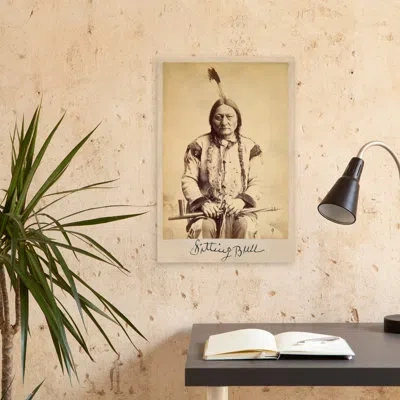Trend Board Life Sitting Bull - Lakota Sioux Tribe Chief, 1884 - Multicultural Museum Photography Vintage Southwest A