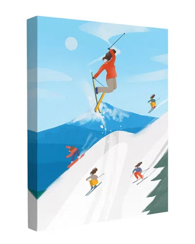Trend Board Life Ski Girls Apres Modern Decor Canvas Art Print By Petra Lizde In Multi