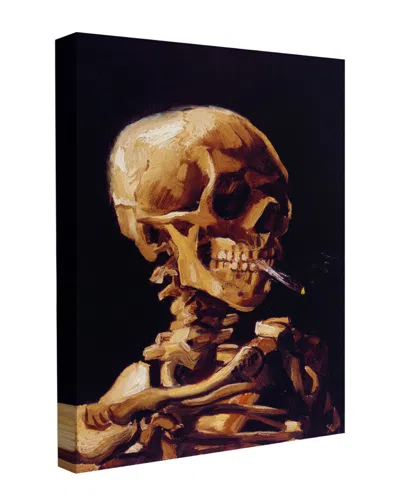 Trend Board Life Skull Of Skeleton With Burning Cigarette Vincent Van Gogh By Vincent Van Gogh In Multi