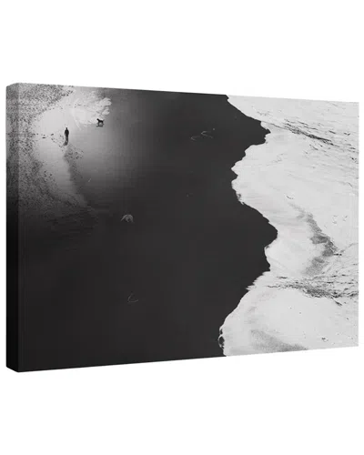 Trend Board Life Things Happen That Way Landscape Coastal Beach Modern Decor Canvas Art Print By Rui In Black