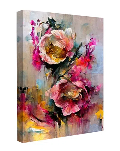 Trend Board Life Vivid Bloom Fusion Modern Decor Canvas Art Print By Treechild In Multi