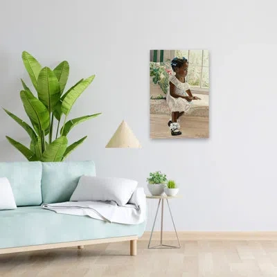 Trend Board Life Waiting For Daddy - Children Multicultural Figurative Africanamerican Art