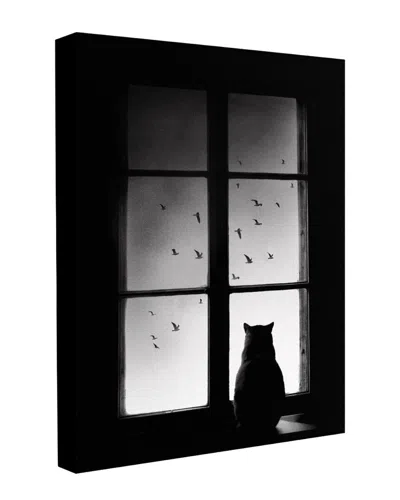 Trend Board Life Winter Is Coming Cat Lover Modern Decor Canvas Art Print By Mario Pucic In Black