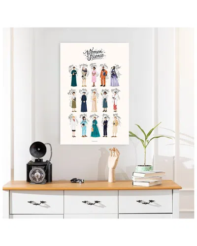 Trend Board Life Women Of Science Icons Modern Decor Canvas Art Print By Nour Tohme In Multi