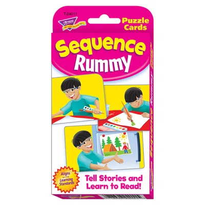 Trend Enterprises Challenge Cards Sequence Rummy - 6 Each