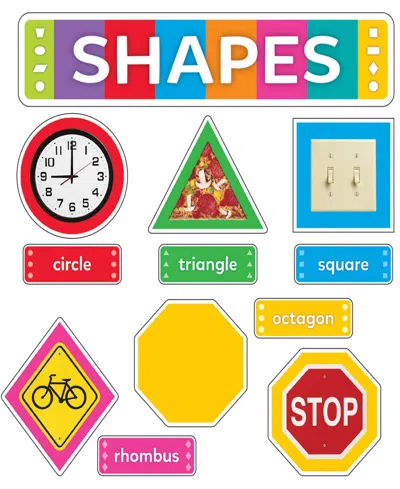 Trend Enterprises Shapes All Around Us Learning Set, 29 Pieces In Multi
