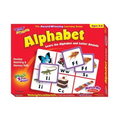Trend Enterprises Trend Alphabet Match Me Game In Multi