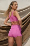Trend Studio Bali Ribbed Cropped Cami In Multi