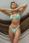 Trend Studio Bali Scoop Bikini Top In Multi