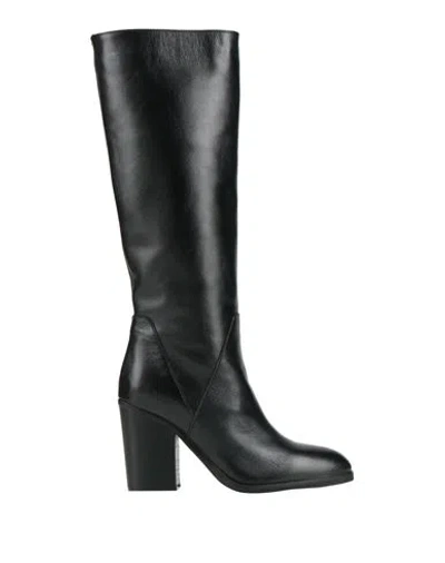Trend Woman Boot Black Size 6 Calfskin