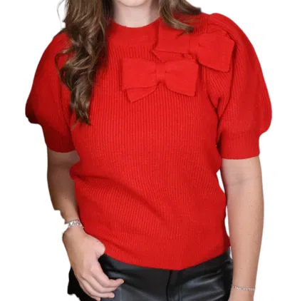 Trend:notes Wrapped In Sweater In Red