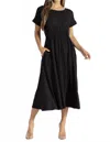 Trendsi Backless Knot Straps Dress In Black In Black