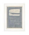 Trendy Decor 4u Brush Teeth By Misty Michelle, Ready To Hang Framed Print, White Frame, 15" X 21" In Multi
