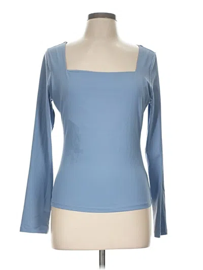 Pre-owned Trendy Queen 3/4 Sleeve T-shirt In Blue