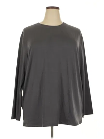 Pre-owned Trendy Queen 3/4 Sleeve T-shirt In Gray