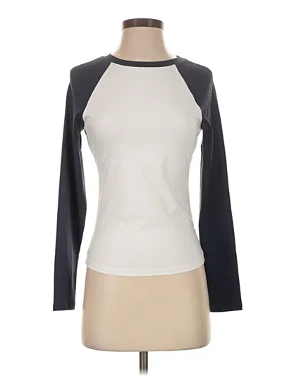 Pre-owned Trendy Queen 3/4 Sleeve T-shirt In Ivory