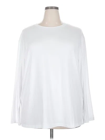 Pre-owned Trendy Queen 3/4 Sleeve T-shirt In White