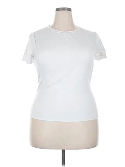 Pre-owned Trendy Queen Active T-shirt In White