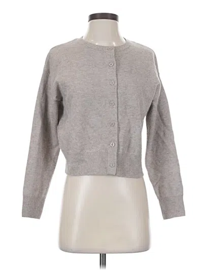 Pre-owned Trendy Queen Cardigan Sweater In Gray