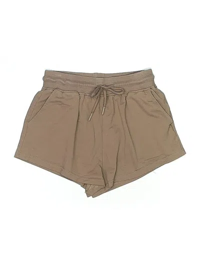 Pre-owned Trendy Queen Khaki Shorts In Brown