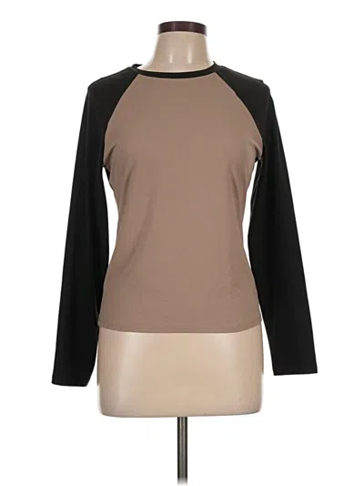 Pre-owned Trendy Queen Long Sleeve T-shirt In Brown