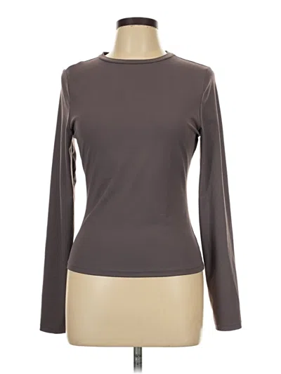 Pre-owned Trendy Queen Long Sleeve T-shirt In Brown