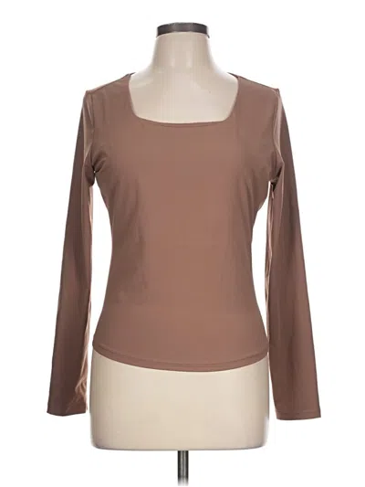 Pre-owned Trendy Queen Long Sleeve T-shirt In Brown