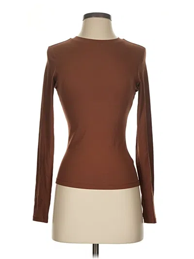 Pre-owned Trendy Queen Long Sleeve T-shirt In Brown