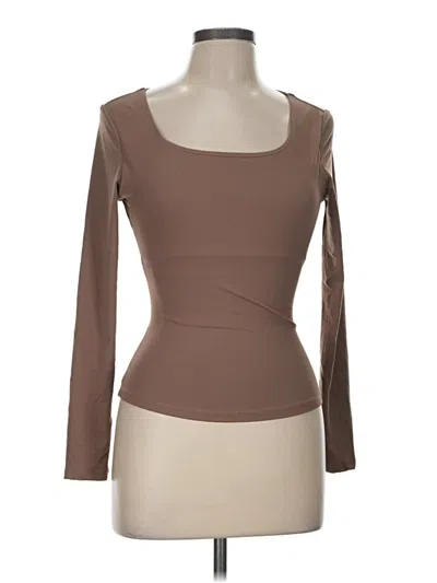 Pre-owned Trendy Queen Long Sleeve T-shirt In Brown