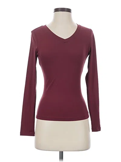 Pre-owned Trendy Queen Long Sleeve T-shirt In Burgundy