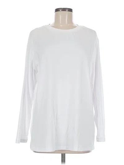 Pre-owned Trendy Queen Long Sleeve T-shirt In White