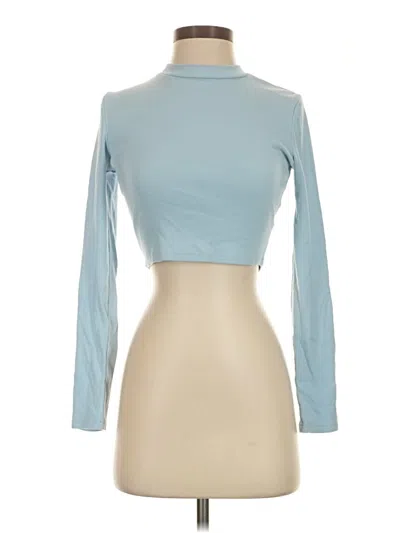 Pre-owned Trendy Queen Long Sleeve Turtleneck In Blue