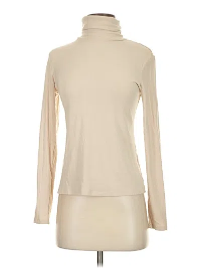 Pre-owned Trendy Queen Long Sleeve Turtleneck In White