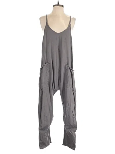 Pre-owned Trendy Queen Overalls In Gray