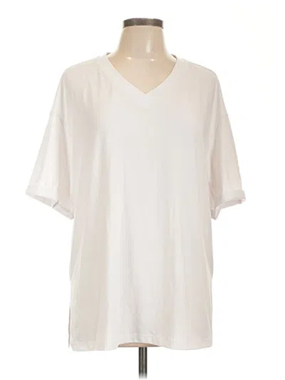 Pre-owned Trendy Queen Short Sleeve Blouse In Ivory