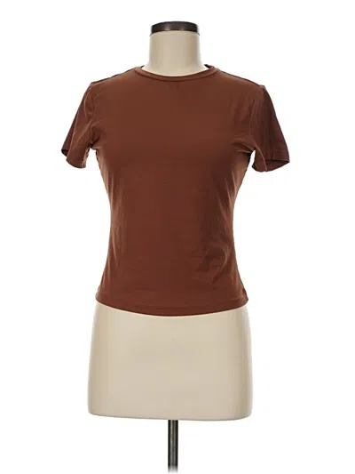 Pre-owned Trendy Queen Short Sleeve T-shirt In Brown