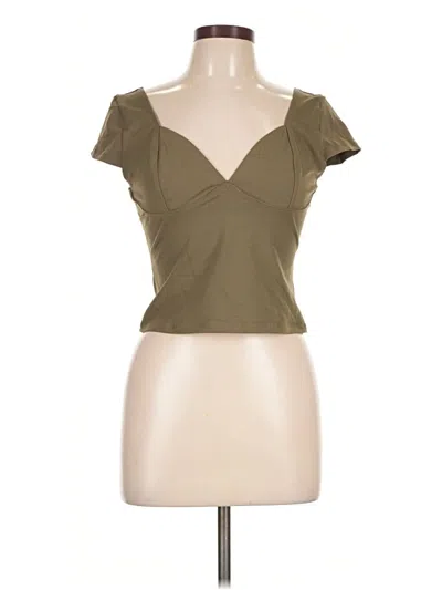Pre-owned Trendy Queen Short Sleeve T-shirt In Brown