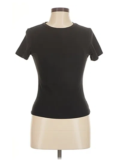 Pre-owned Trendy Queen Short Sleeve Turtleneck In Black
