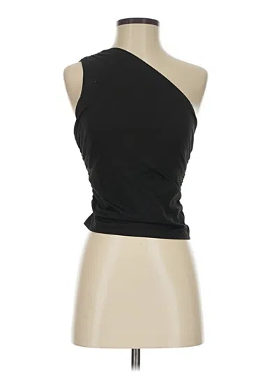 Pre-owned Trendy Queen Sleeveless Blouse In Black