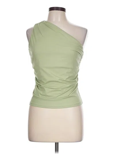 Pre-owned Trendy Queen Sleeveless Blouse In Green