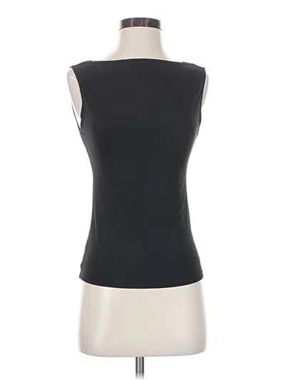 Pre-owned Trendy Queen Sleeveless Top Black Boatneck Tops