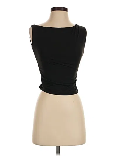 Pre-owned Trendy Queen Sleeveless Top Black Strapless Neckline Tops