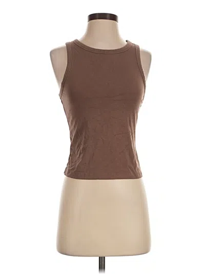 Pre-owned Trendy Queen Sleeveless T-shirt In Brown
